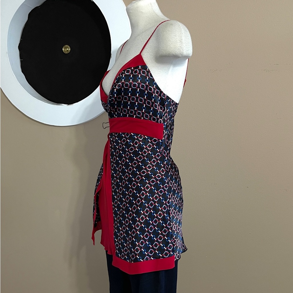 Bisou Bisou Black & Red Bustier Camisole – Vintage Y2K Bombshell Style - Picture 3 of 11